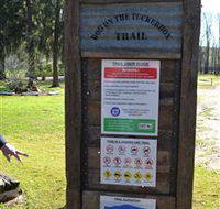 Dog on the Tucker Box Recreational Trail