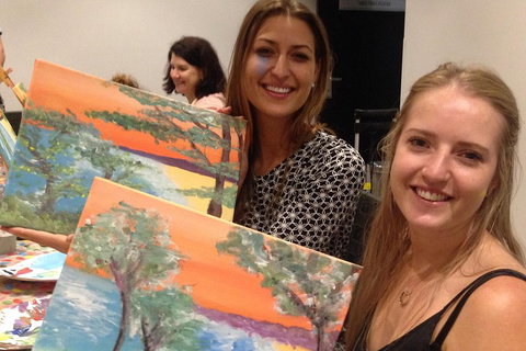 Friday Night 2 For 1 Paint And Sip Art Sessions - Australian Destinations 4